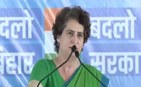 'Mahagathbandhan fighting Mahatma's battle': Priyanka Gandhi Vadra targets PM Modi; calls for 'change' in Bihar