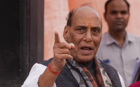 Rahul playing divisive politics, says Rajnath