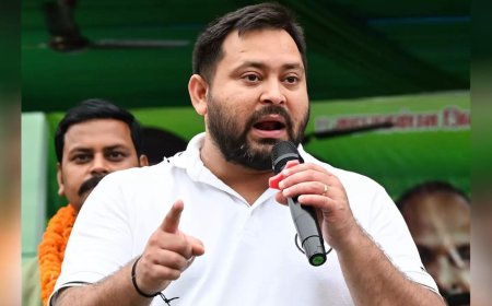 Bihar polls: Tejashwi celebrates birthday with party workers in Rohtas; vows ‘return gift’ if voted to power