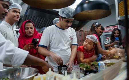 ‘Serving love on a plate’: Children on the spectrum take over the kitchen at India Autism Center’s Children’s Day event
