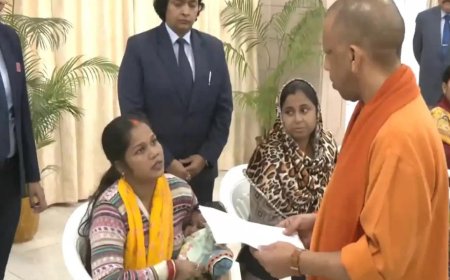 UP: CM Yogi orders immediate care for ailing infant after mother seeks help at Janata Darshan