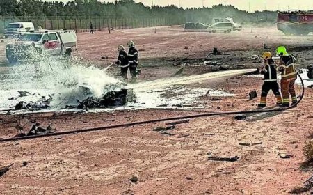 IAF pilot dies as Tejas fighter crashes at Dubai air show