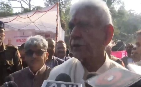 J&K: LG Manoj Sinha lays foundation for new houses affected by Pakistani shelling during Operation Sindoor
