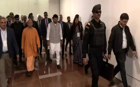 UP CM Yogi, civil aviation minister Ram Mohan Naidu conduct on-site inspection of Jewar Airport