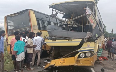 Tamil Nadu: Two buses collide head-on; at least 11 dead
