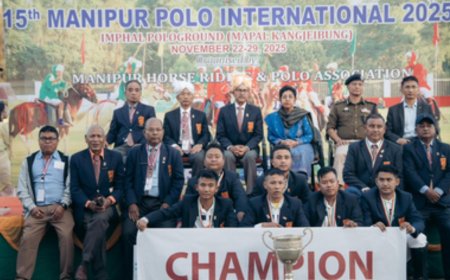 Sangai Festival 2025: India B (Manipur) beats Colombia 8-5 to win the 15th Manipur Polo International Tournament
