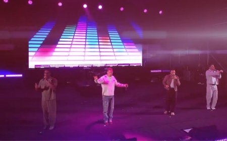 UK Pop band Blue thrill music lovers at Sangai Festival 2025