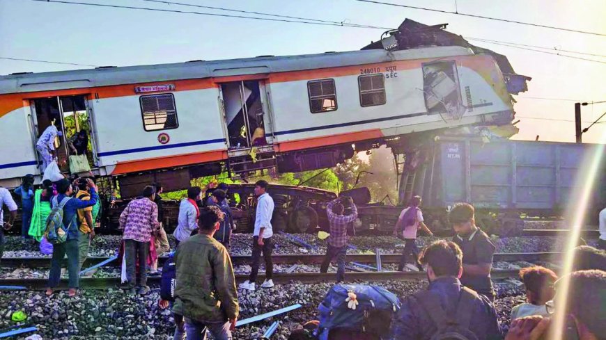 8 killed, 17 hurt as train hits cargo rake in Chhattisgarh