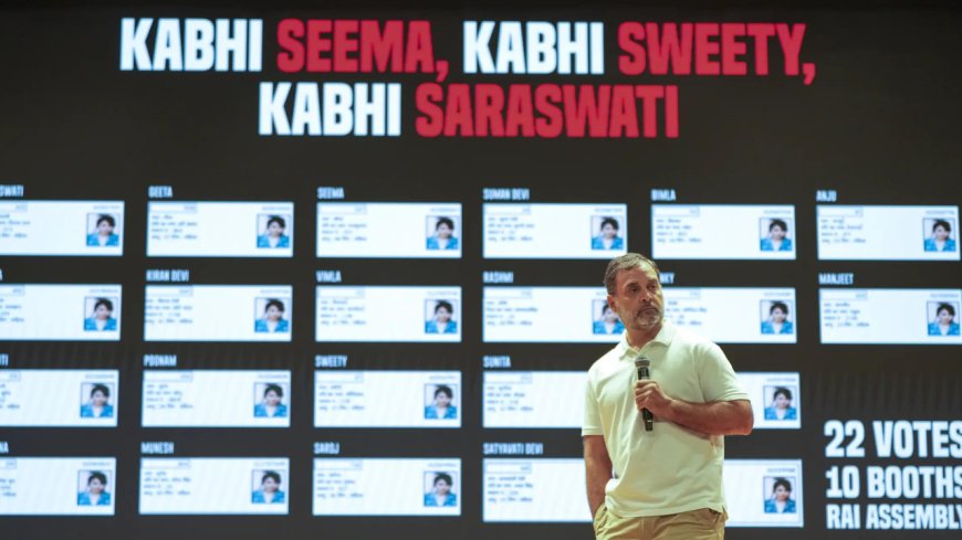 From Brazilian model to Saddam Hussain — What Rahul Gandhi alleged in 'H-files' presser: 10 key points