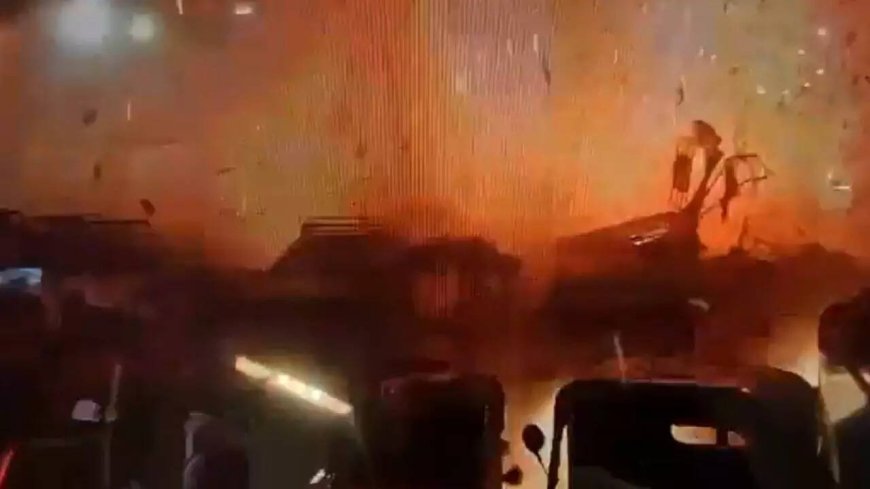 Delhi blast caught on cam: New video emerges of exact moment when car exploded in heavy traffic - watch