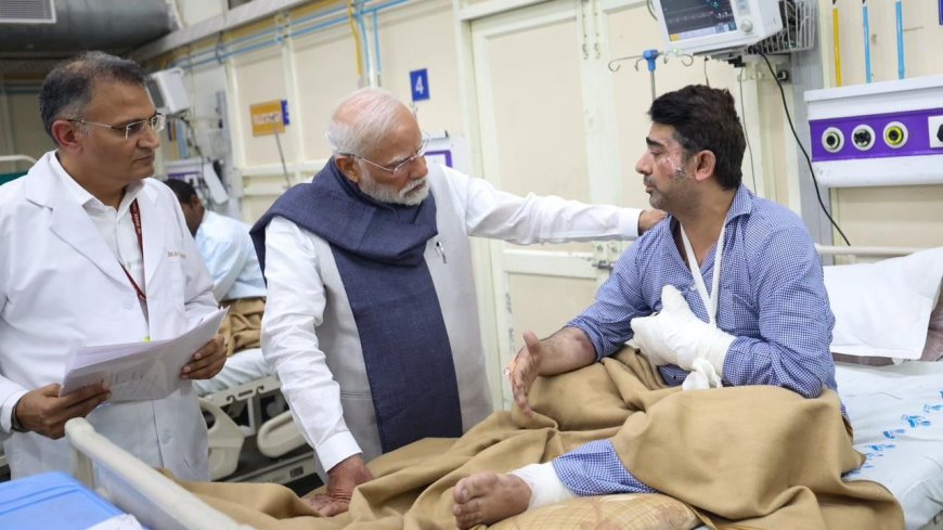 Delhi blast: AAP claims 'new plaster, costume' for victim before PM Modi visit; BJP claps back