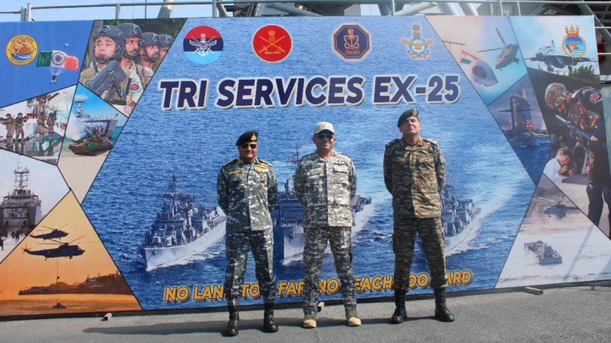 30,000 troops, 25 ships, fighter jets: India showcases tri-service might in Exercise Trishul - watch