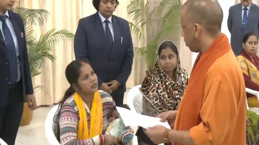 UP: CM Yogi orders immediate care for ailing infant after mother seeks help at Janata Darshan
