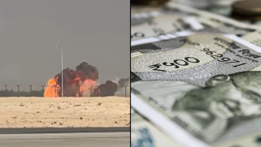 Evening news wrap: Tejas jet crashes during Dubai airshow; rupee hits all time low & more