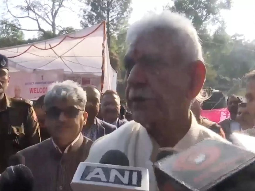 J&K: LG Manoj Sinha lays foundation for new houses affected by Pakistani shelling during Operation Sindoor