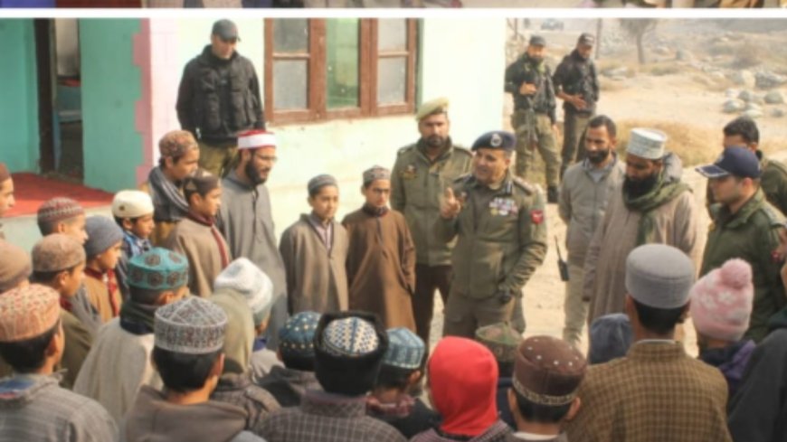 Operation Pathshala: J&K police interact with Darul-Uloom students in Ganderbal