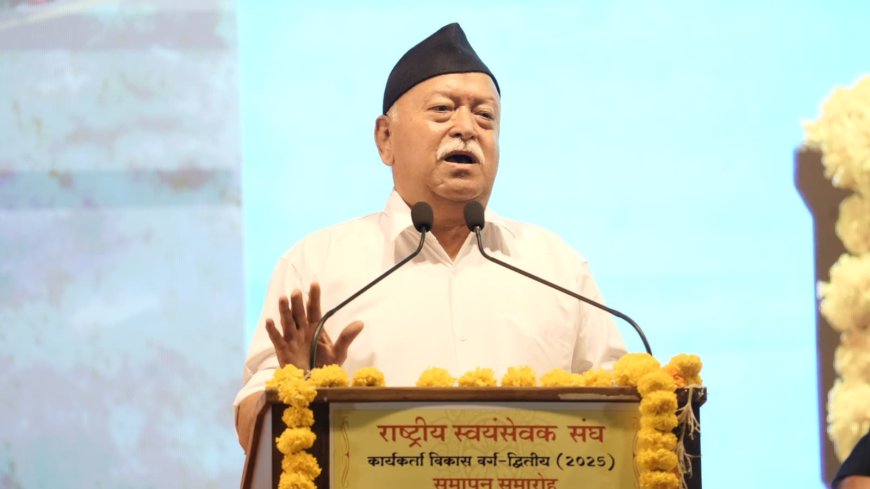 'Some Bharatiya people don't know our own languages,' says RSS chief; calls for introspection