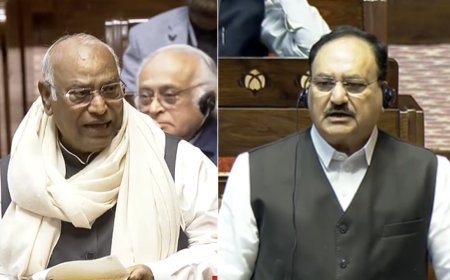 'Speak to a doctor': Rajya Sabha witnesses Kharge vs Nadda over Jagdeep Dhankhar's 'sudden exit' — watch