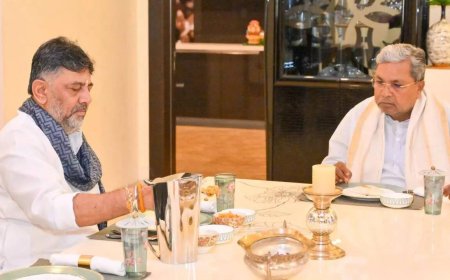 'If high-command calls ...': D K Shivakumar, Siddaramaiah show united front amid power tussle; inside breakfast meet 2.0