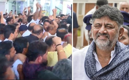 Karnataka power tussle: Congress' KC Venugopal met with loud ‘DK, DK’ chants at airport — watch