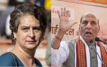 'Distractions': Priyanka Gandhi Vadra slams Rajnath's 'Nehru-Babri' remark; how Rahul responded