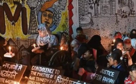 Tension at Bhopal tragedy rally: BJP alleges plan to burn RSS effigy; police intervene