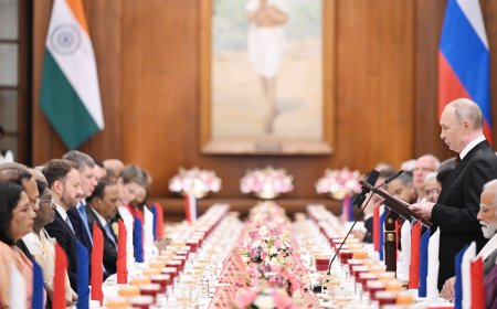 President Murmu’s banquet dinner for Putin: Jhol momo, saffron pulao, bharwan aloo &amp; more; what was on the menu