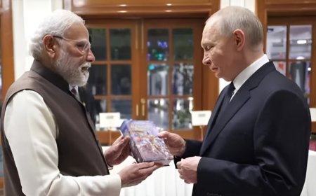 Assam tea, Kashmiri saffron &amp; more: What PM Modi gifted Putin — in pictures