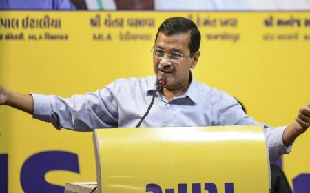 Kejriwal slams Gujarat government, says he was not allowed to meet farmers in Rajkot jail