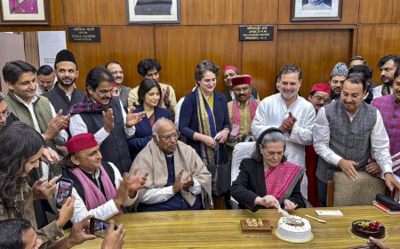 Sonia Gandhi turns 78: Veteran leader celebrates inside Parliament; cuts cake with INDIA bloc MPs