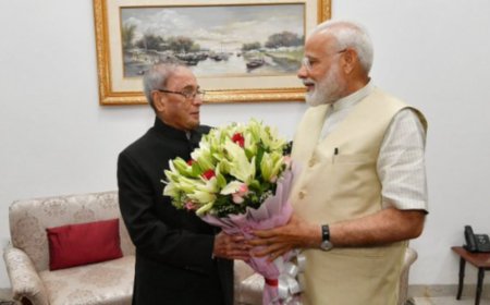 'A towering statesman': PM Modi pays tribute to Pranab Mukherjee on birth anniversary, hails service and contributions