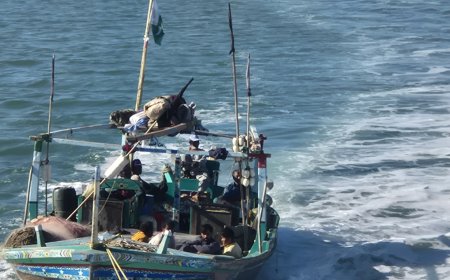 ICG detains 11 Pakistani fishermen: Vessel caught operating illegally near Gujarat; probe under way