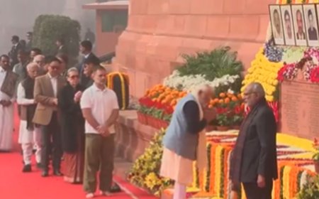 2001 Parliament attack anniversary: PM Modi, Rahul Gandhi pay tribute to fallen heroes – video