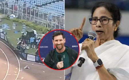 'Embarrassment on international stage': BJP targets TMC after chaos during Messi's stadium visit; shares footage