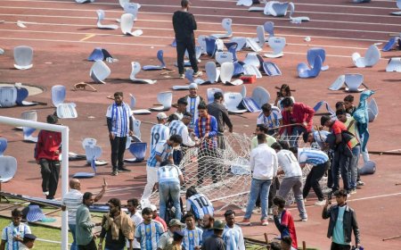 Messi's Kolkata tour chaos: Bengal cops detains orgainser; tickets to be refunded