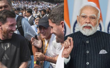 Evening news wrap: After chaos in Kolkata, Messi arrives in Hyderabad; PM Modi hails 'watershed' Kerala poll results and more