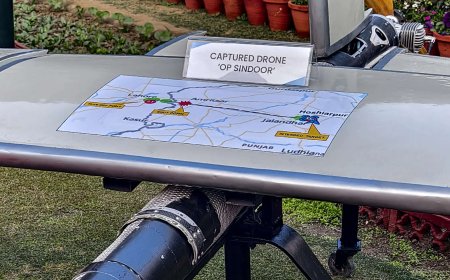 Army displays Turkish drone used by Pak during Op Sindoor; launched from Lahore, bound for Jalandhar - watch