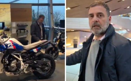 'Our manufacturing is declining': Rahul Gandhi visits BMW factory in Munich, takes guided tour - watch
