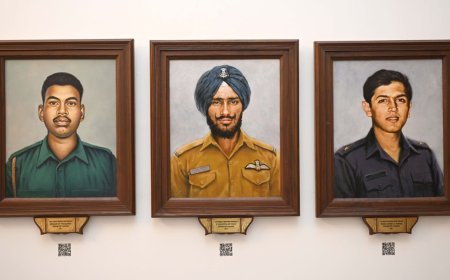 Param Vir gallery: PM Modi shares glimpse of Rashtrapati Bhavan replacing British-era portraits with India’s heroes — see pics