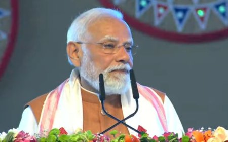 'Modi govt is correcting Congress's mistakes': PM in Guwahati; hails development of Assam