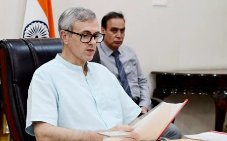 Omar praises Centre for allocating funds to Jammu &amp; Kashmir, complains about statehood