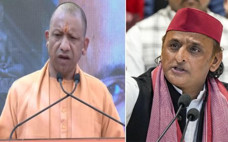 'Desh ke andar do namune hai': Yogi's veiled swipe at Akhilesh, Rahul; SP chief hits back