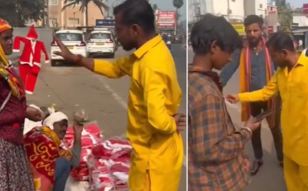 'Yeh Hindu rashtra hai': Santa hat sellers on road harassed in Odisha; told they can't sell Christmas items in 'land of Jagannath' — watch