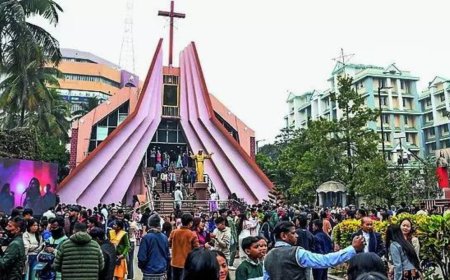 Vandals target Christmas decorations at Assam school, mob attacks mall in Raipur