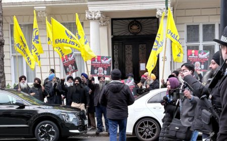 UK: Khalistanis counter-protest Hindus outside Bangladesh high commission in London