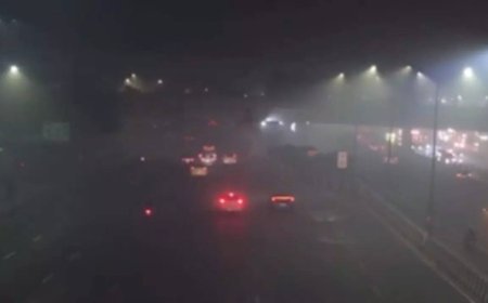 Dense smog engulfs Delhi-NCR: IMD issues orange alert as visuals show almost zero visibility; IGI Airport releases advisory
