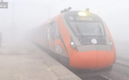 As fog hits punctuality, 2 spare Vande Bharat trains kept for timely departure from New Delhi, Varanasi stns