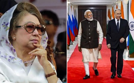 Evening news wrap: Khalida Zia passes away at 80; PM Modi reacts to attack on Putin's house &amp; more