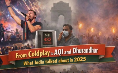 From Coldplay to AQI and Dhurandhar — What India talked about in 2025
