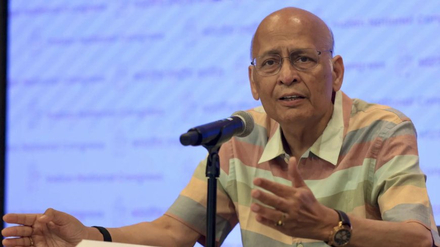 National Herald FIR is a BJP afterthought to rescue illegal case: Abhishek Singhvi